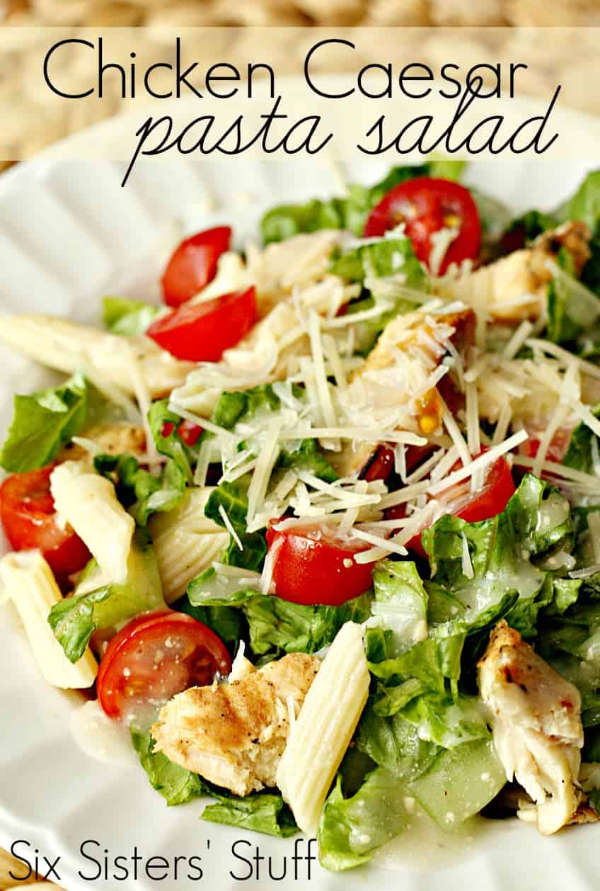 Grilled Chicken Caesar Pasta Salad Recipe