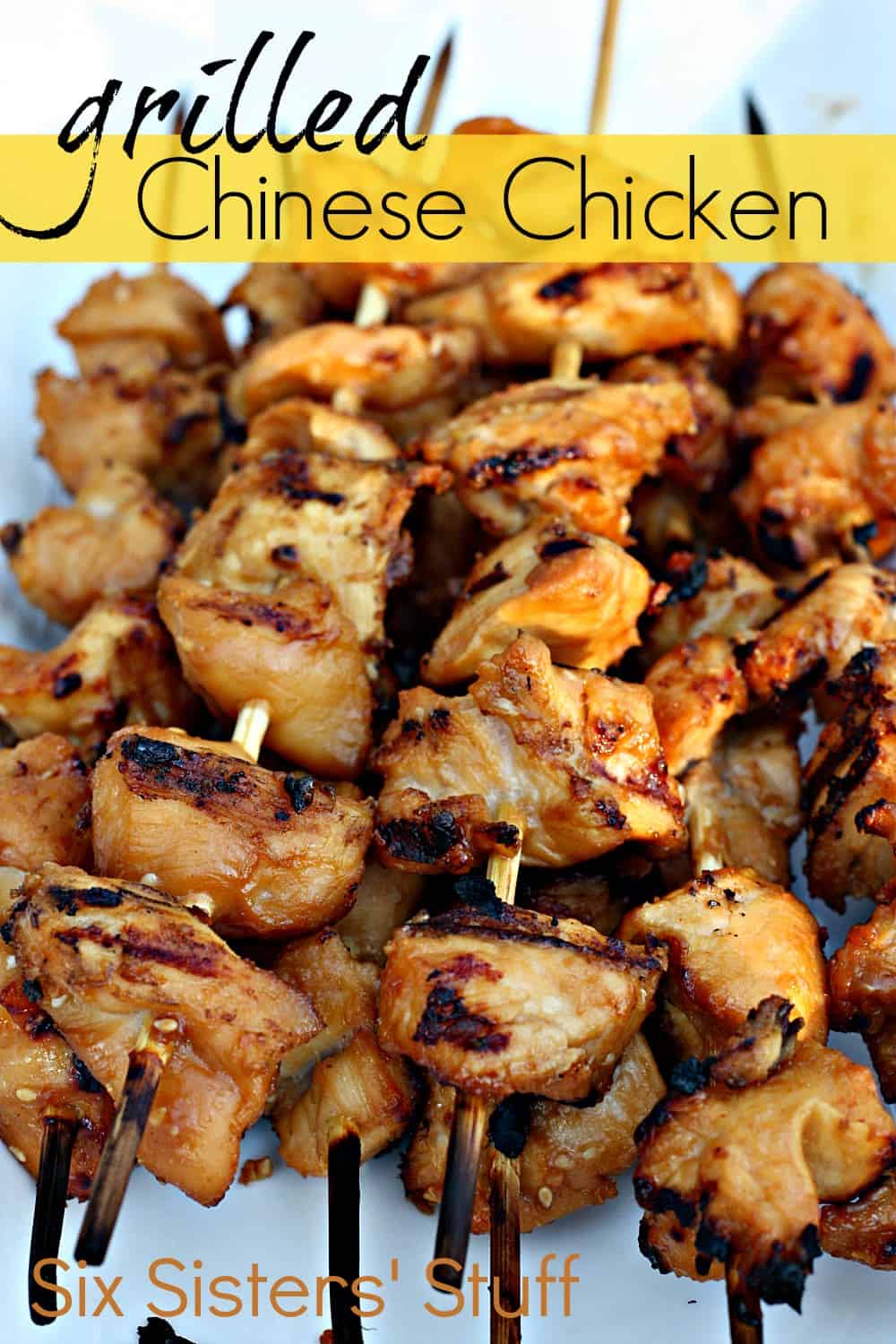 Grilled Chinese Chicken Kabobs Recipe