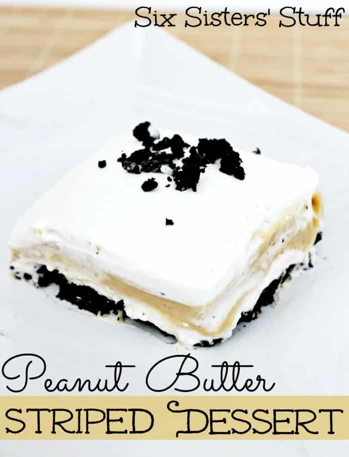 Peanut Butter Striped Dessert