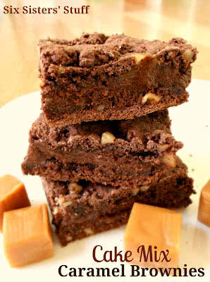 cake mix caramel brownies recipe