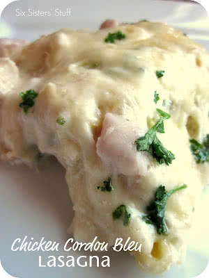 chicken cordon bleu lasagna recipe
