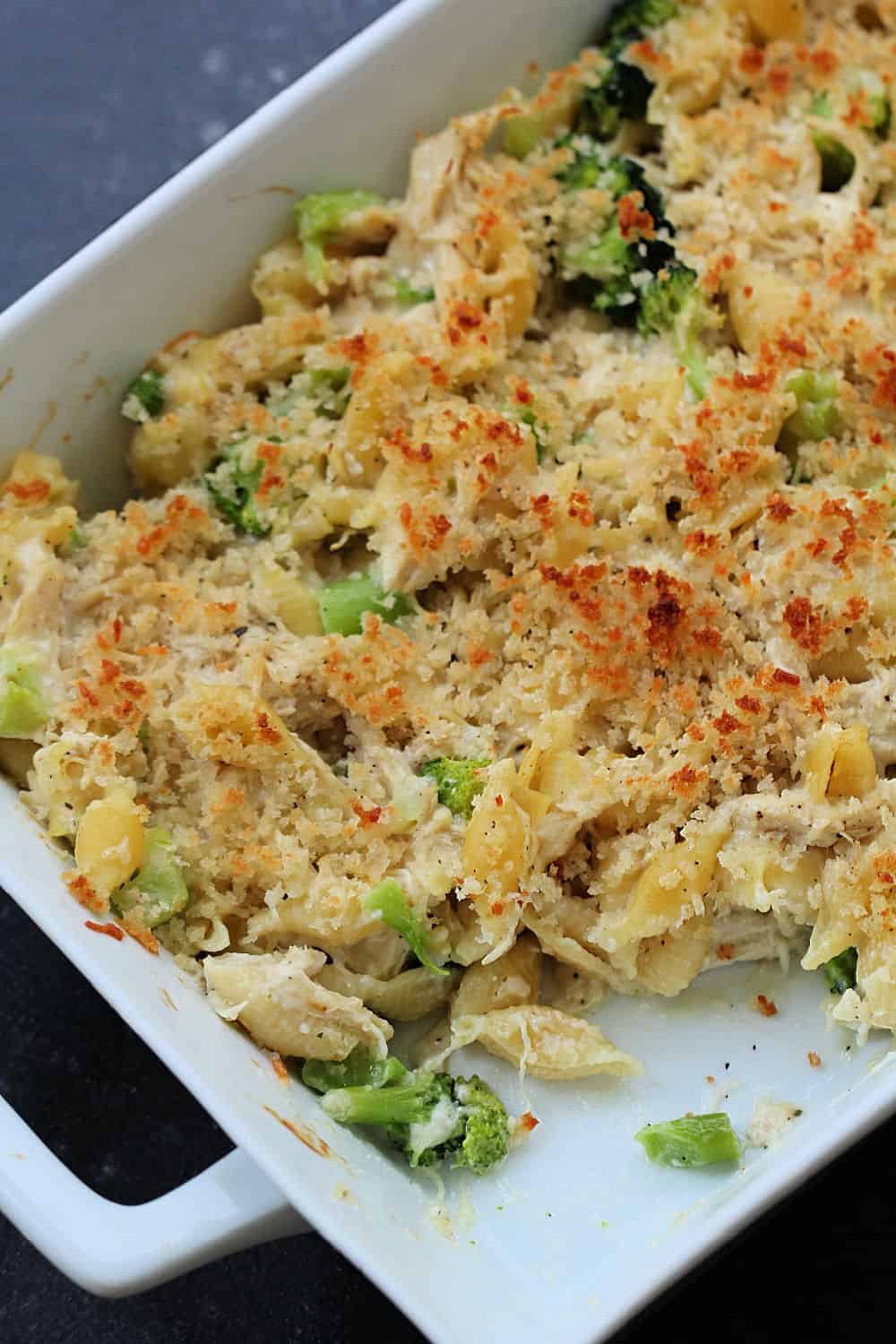 Chicken and Broccoli Alfredo Casserole