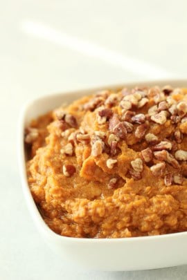 slow cooker sweet potato mash