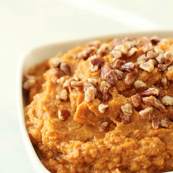 slow cooker sweet potato mash
