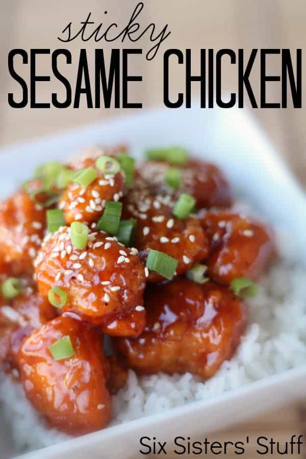 Sticky Sesame Chicken Recipe Sticky Sesame Chicken Recipe