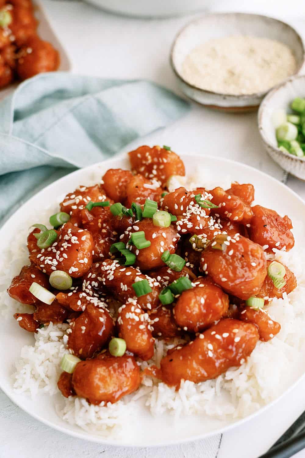 Sticky Sesame Chicken