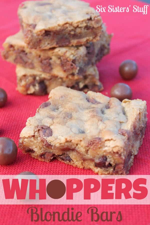 Whoppers Blondie Bars Recipe