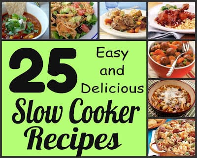 25 Delicious SLOW COOKER RECIPES