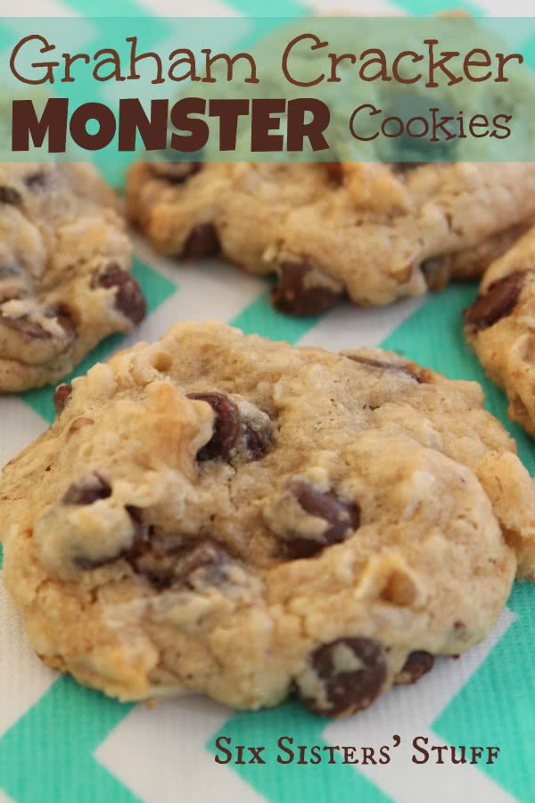 Graham Cracker Monster Cookies Recipe