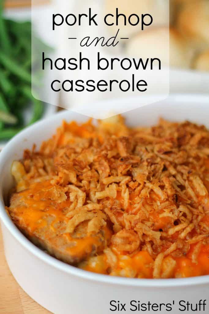 pork chops and hash brown casserole recipe