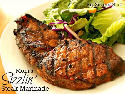 Mom’s Sizzlin’ Steak Marinade