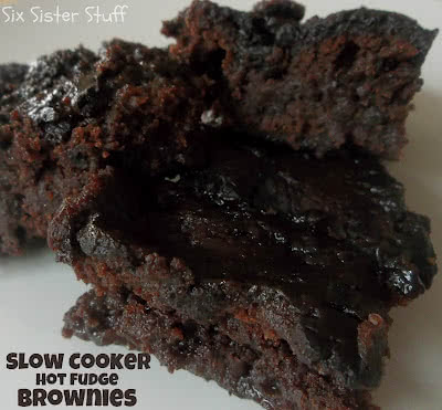 Slow Cooker Hot Fudge Brownies