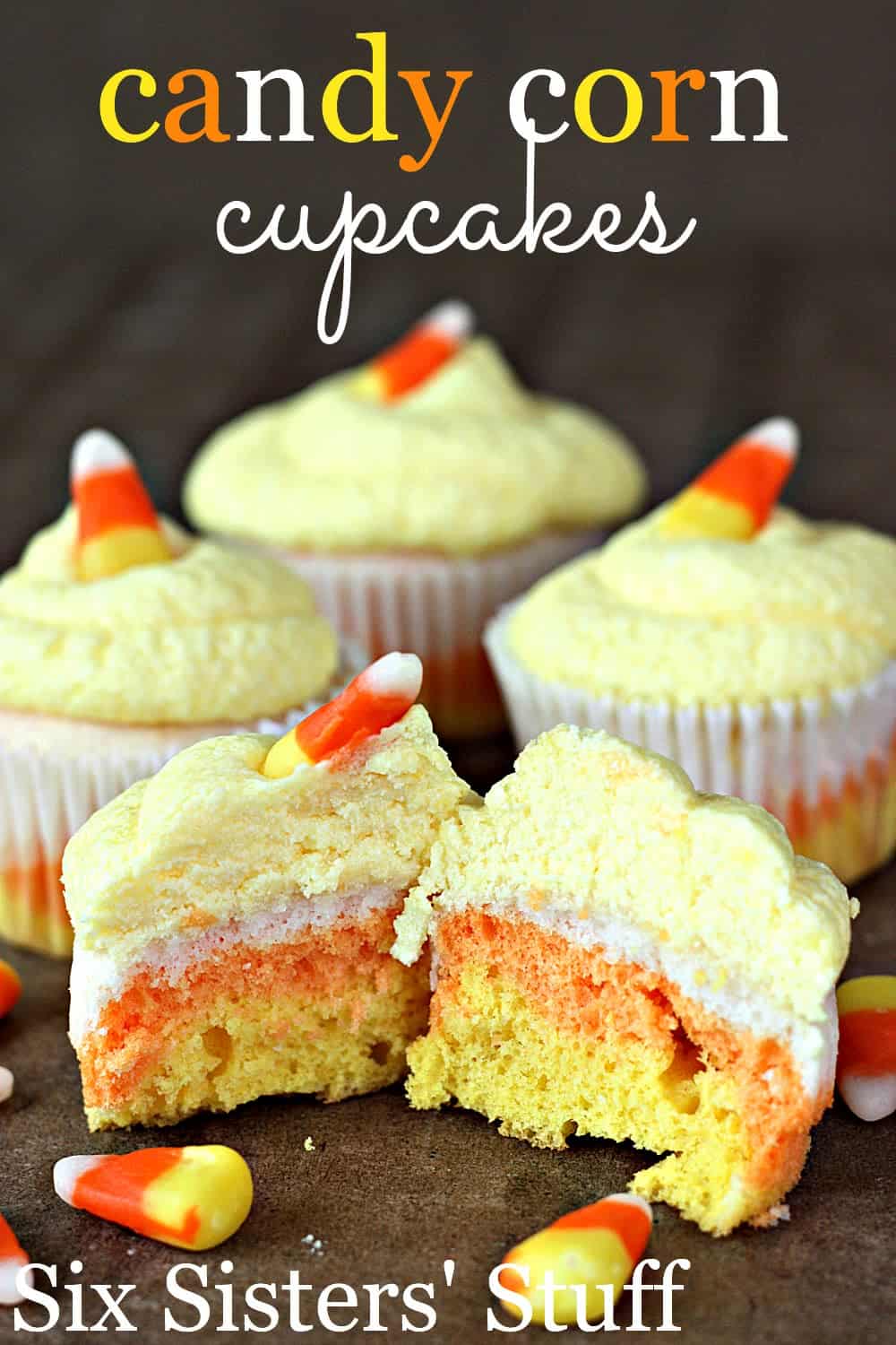 Candy Corn Cupcakes Recipe