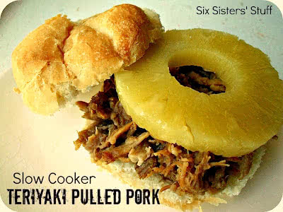 Slow Cooker Teriyaki Pulled Pork Sandwiches