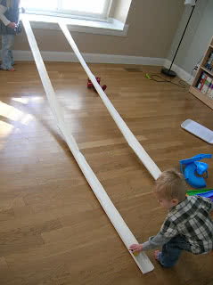 $5 Rain Gutter Race Track