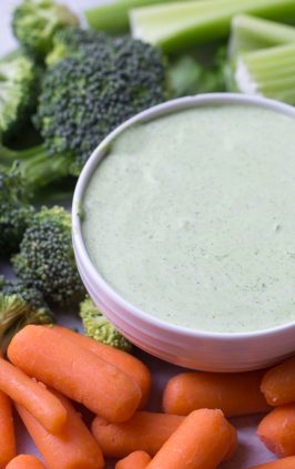 3 Ingredient Cottage Cheese Ranch Vegetable Dip Six Sisters Stuff