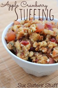 apple cranberry stuffing