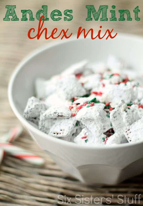 Andes Mint Chex Mix Muddy Buddies Recipe