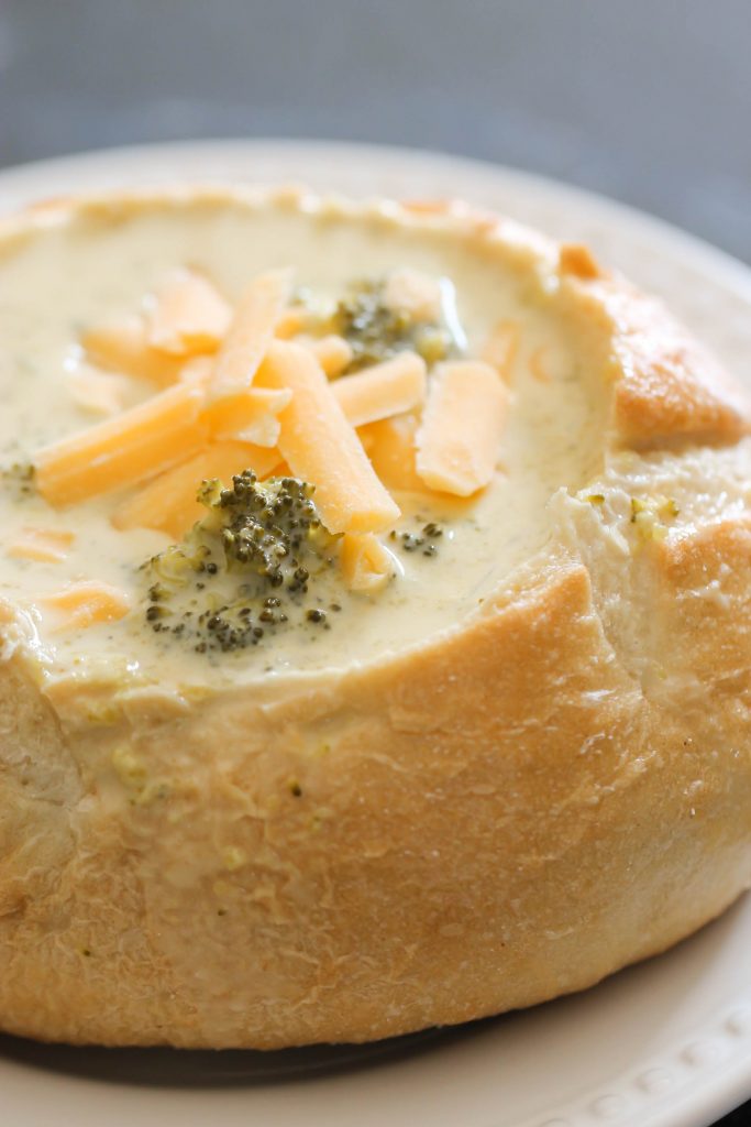 Slow cooker 3 cheese broccoli soup