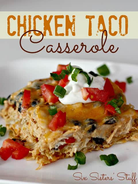 Chicken Taco Casserole