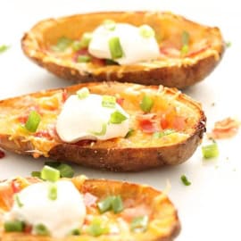 loaded baked potato skins