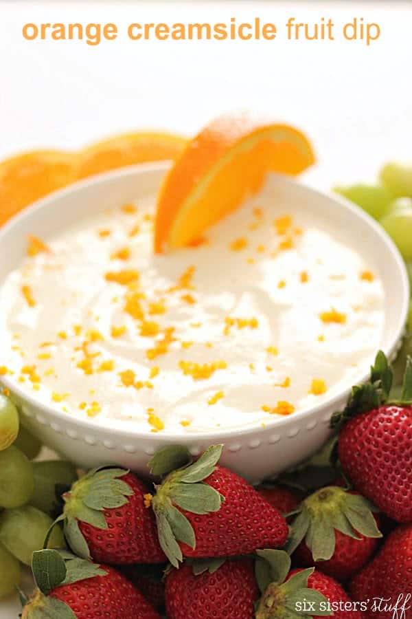 Orange Creamsicle Fruit Dip