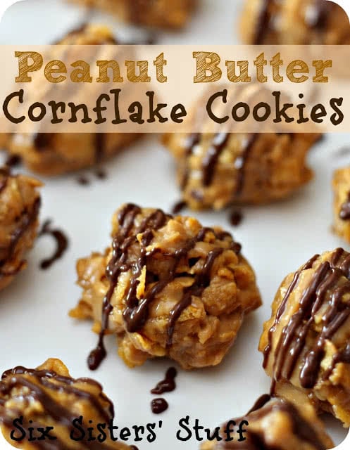 Peanut Butter Cornflake Cookies Recipe