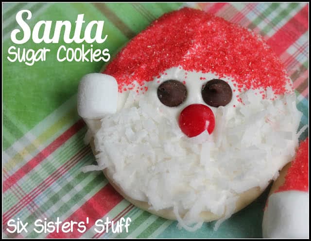 Santa Sugar Cookies