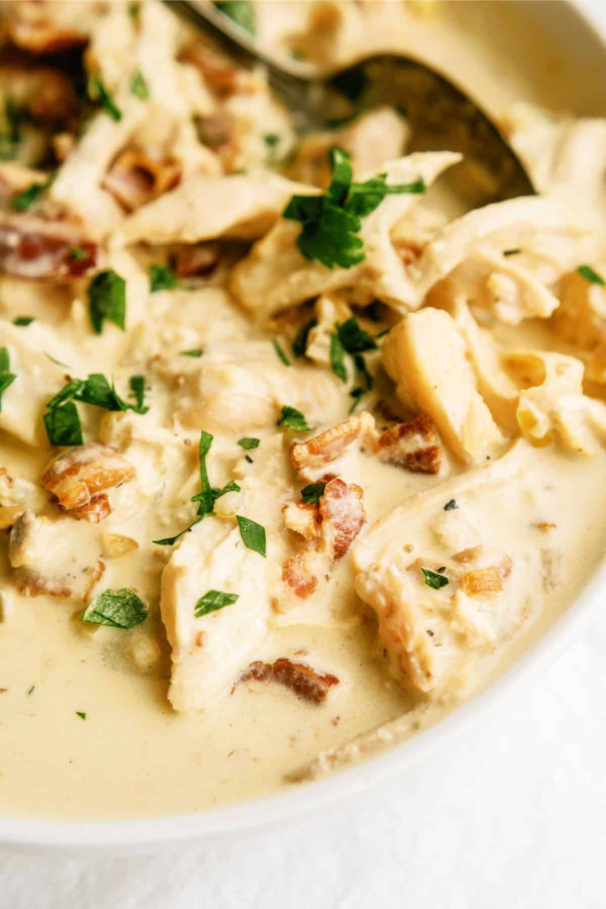 Slow Cooker Creamy Bacon Chicken Recipe