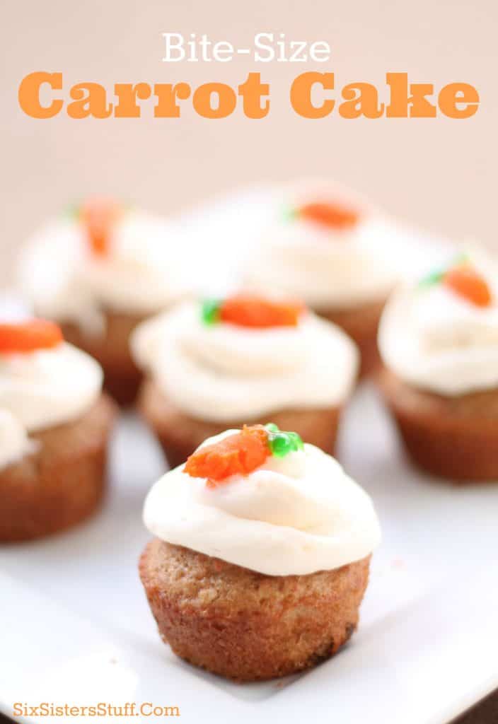 Bite Size Carrot Cakes