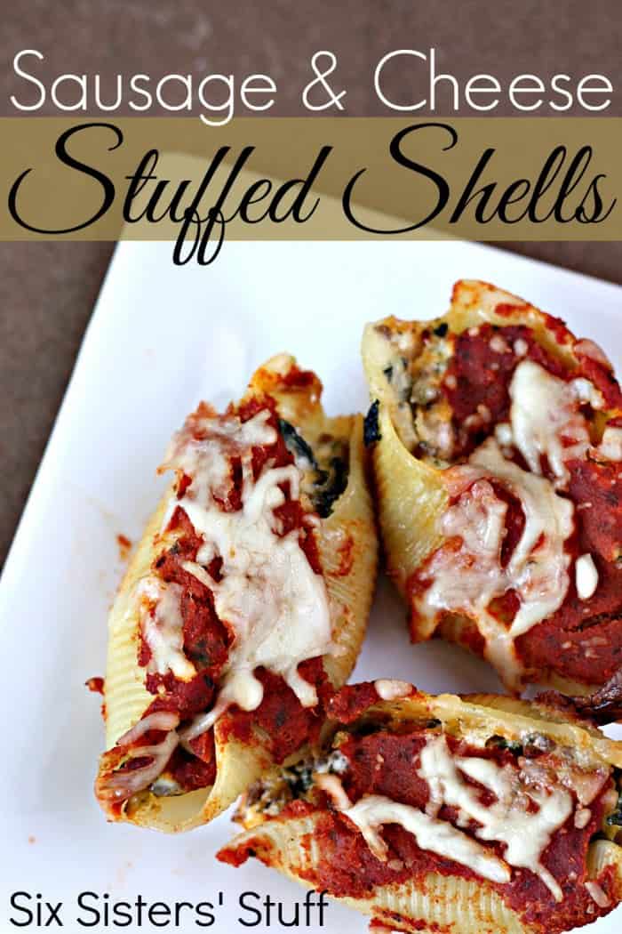 Sausage and Cheese Stuffed Shells Recipe