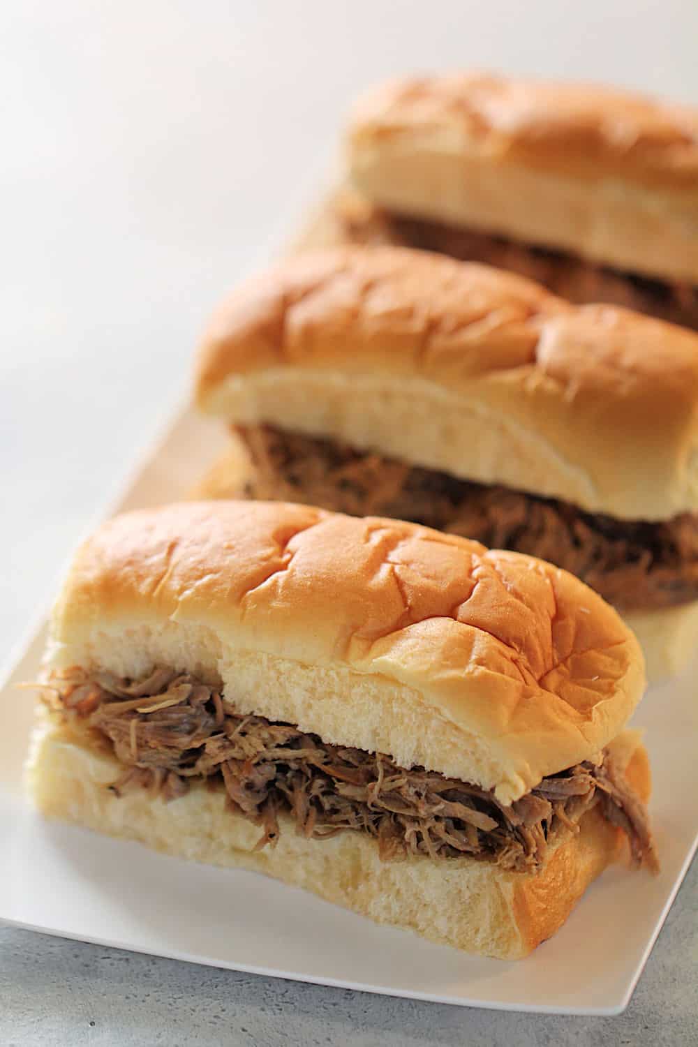 Slow Cooker Citrus Onion Pork Sliders