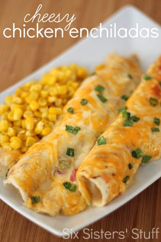 Cheesy Chicken Enchiladas Recipe