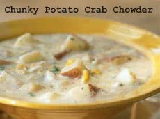 Healthy Meals Monday: Chunky Potato Crab Chowder