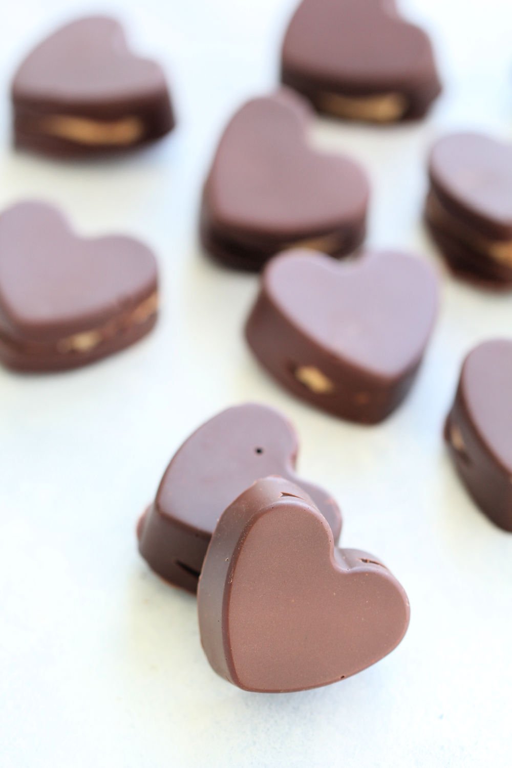 Peanut Butter Chocolate Hearts Recipe (Homemade Reese’s)