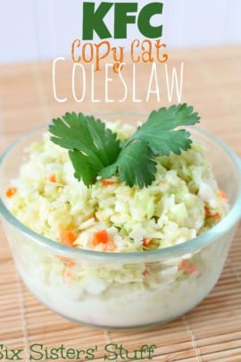 coleslaw recipe inspired by KFC