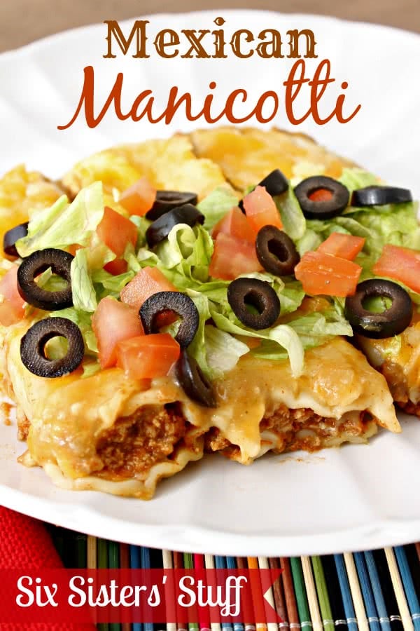 Healthy Meals Monday: Mexican Manicotti