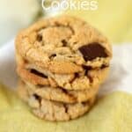 Peanut Butter Chocolate Chunk Cookies