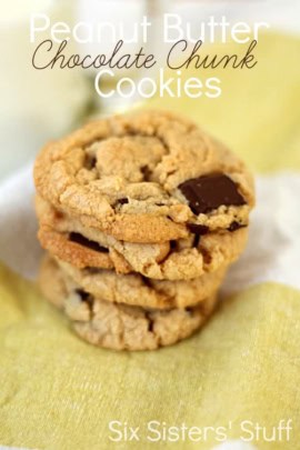 Peanut Butter Chocolate Chunk Cookies