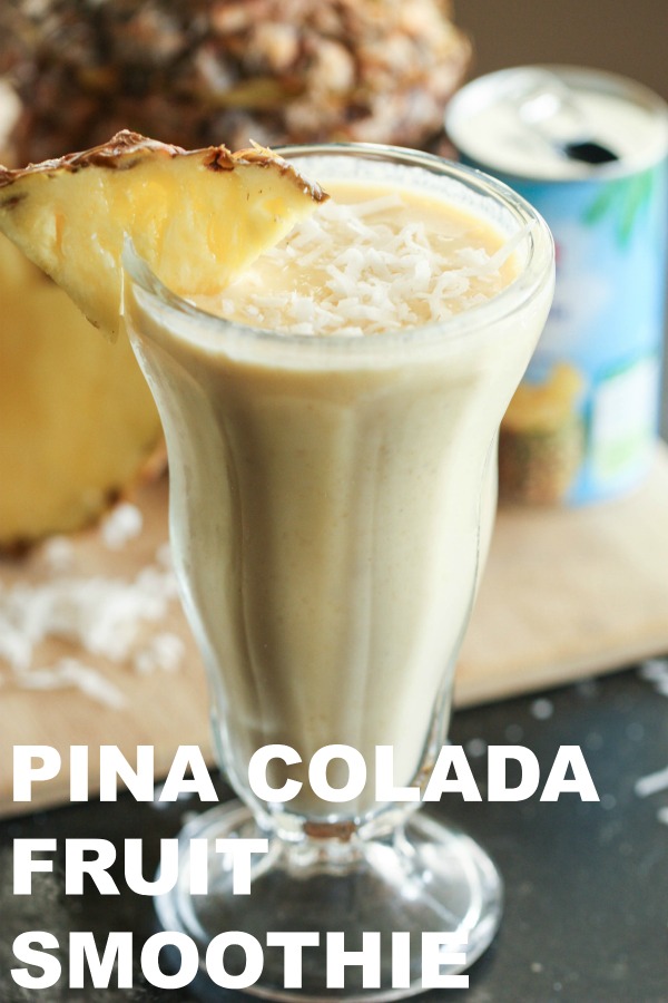 Piña Colada Fruit Smoothie Recipe

