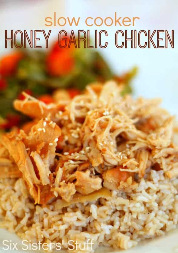 Honey Garlic Chicken Recipe made in my Ninja Slow Cooker