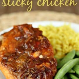 slow cooker sticky chicken