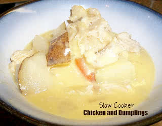 healthy meals monday: slow cooker chicken and dumplings