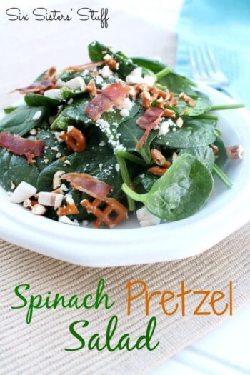 Spinach Pretzel Salad
