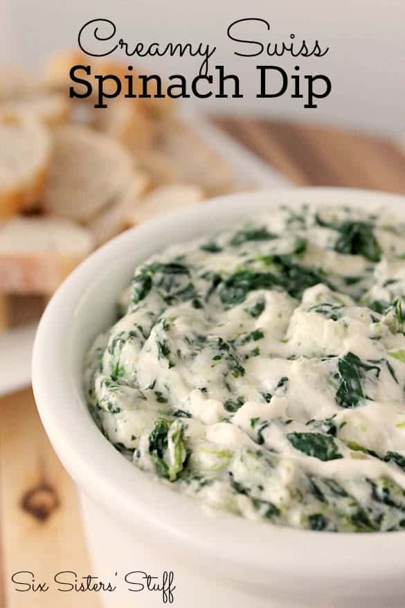 Creamy Swiss Spinach Dip Recipe