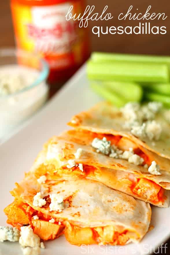 Buffalo Chicken Quesadillas Recipe