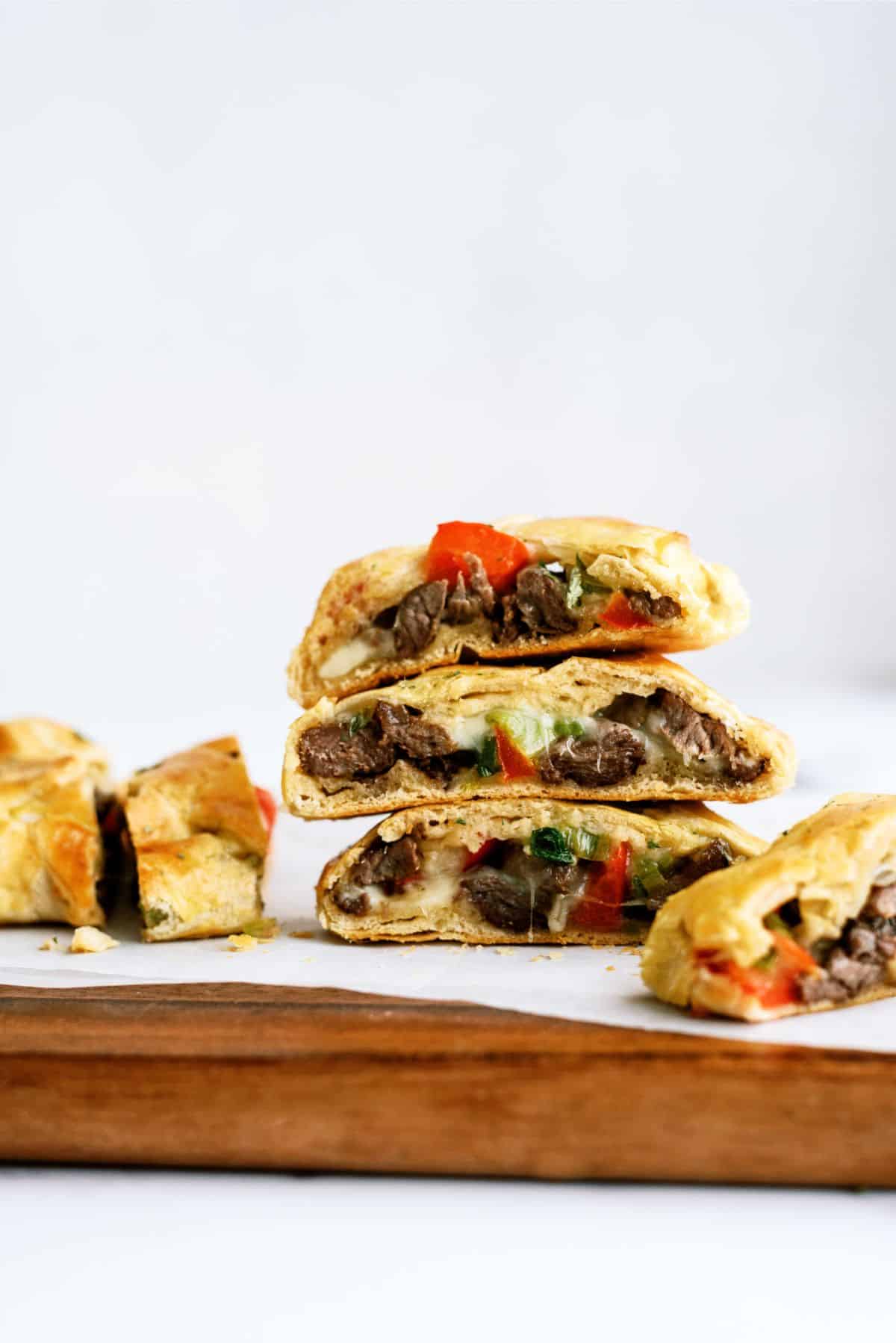 Cheesesteak Crescent Braid Recipe