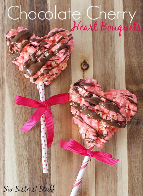 Chocolate Cherry Heart Bouquets Recipe