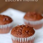 chocolate zucchini muffins