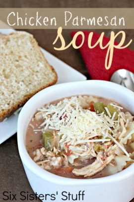 Slow Cooker Chicken Parmesan Soup